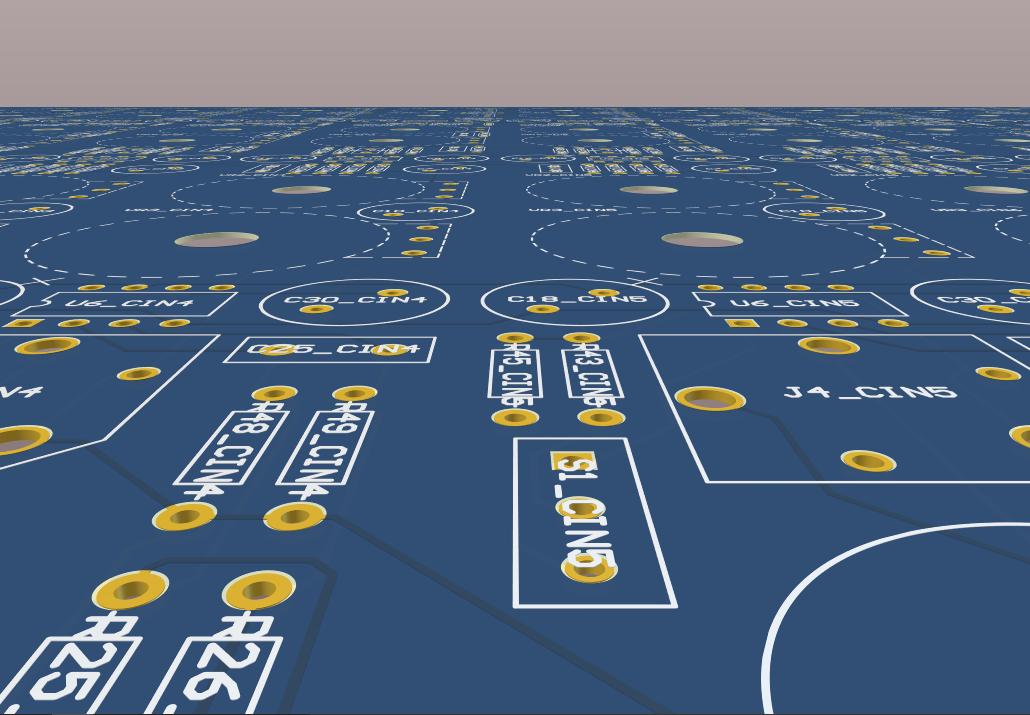 擁有3D組件主體的PCB設計。smt貼片打樣